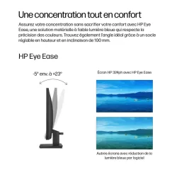 Moniteur HP Series 3 Pro 324ph 23.8'' FHD IPS 5ms GtG 250nits HDMI/VGA/DP Inclinable/Regl Hauteur B0BU9UT