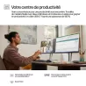Moniteur HP 527pm Ecran conferencing 27'' QHD IPS Display Port in-out 3x USB-A 1x USB-B 2x USB-C Power delivery & RJ-45…
