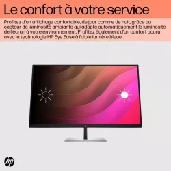 Moniteur HP E32k G5 32'' 4k Docking USB-C power delivery UHD 4K IPS 5ms GtG 350nits Regl Hauteur,Pivotable,Inclinable…