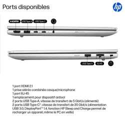 Portable HP ProBook 4 Intel Core i5-1334U 16Go 512GoSSD Intel Graphics 14'' WUXGA Win11Pro B39VWAT