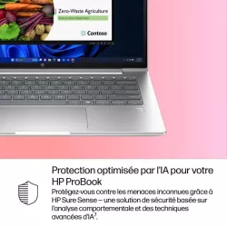 Portable HP ProBook 4 Intel Core Ultra U5-225U 16Go 512GoSSD Intel Graphics 12 Tops 14'' WUXGA Win11Pro B9YR5ET