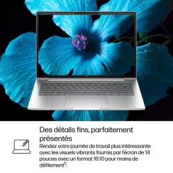 Portable HP ProBook 4 Intel Core Ultra U5-225U 16Go 512GoSSD Intel Graphics 12 Tops 14'' WUXGA Win11Pro B9YR5ET