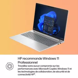 Portable HP ProBook 4 Intel Core Ultra U7-255U 16Go 512GoSSD Intel Graphics 12 Tops 16'' WUXGA Win11Pro B9YR9ET