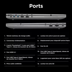 Station de Travail HP ZBook Power G11 A AMD Ryzen 7 8845HS 32GO 1TO SSD NVIDIA RTX 1000 Ada 6GB 16 WUXGA WIN11PRO Silver 3/3/3…