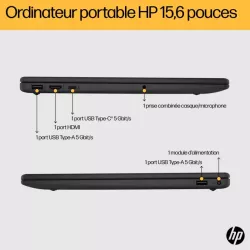 Portable HP 15-fc0150nf AMD Ryzen5 7520U 16Go 1ToSSD AMD Radeon Graphics 15.6'' FHD 250Nits Win11H C27R6EA