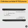 Portable HP 15-fc0150nf AMD Ryzen5 7520U 16Go 1ToSSD AMD Radeon Graphics 15.6'' FHD 250Nits Win11H C27R6EA