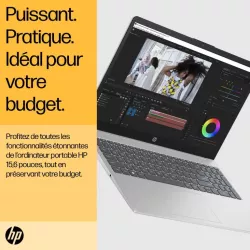 Portable HP 15-fc0150nf AMD Ryzen5 7520U 16Go 1ToSSD AMD Radeon Graphics 15.6'' FHD 250Nits Win11H C27R6EA