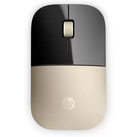 Souris sans fil HP Z3700 Or,fonctionne sur une large gamme de surfaces, durée de vie jusqu'à 16 mois avec une seule pile AA…