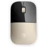 Souris sans fil HP Z3700 Or,fonctionne sur une large gamme de surfaces, durée de vie jusqu'à 16 mois avec une seule pile AA…