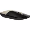 Souris sans fil HP Z3700 Or,fonctionne sur une large gamme de surfaces, durée de vie jusqu'à 16 mois avec une seule pile AA…