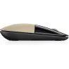 Souris sans fil HP Z3700 Or,fonctionne sur une large gamme de surfaces, durée de vie jusqu'à 16 mois avec une seule pile AA…