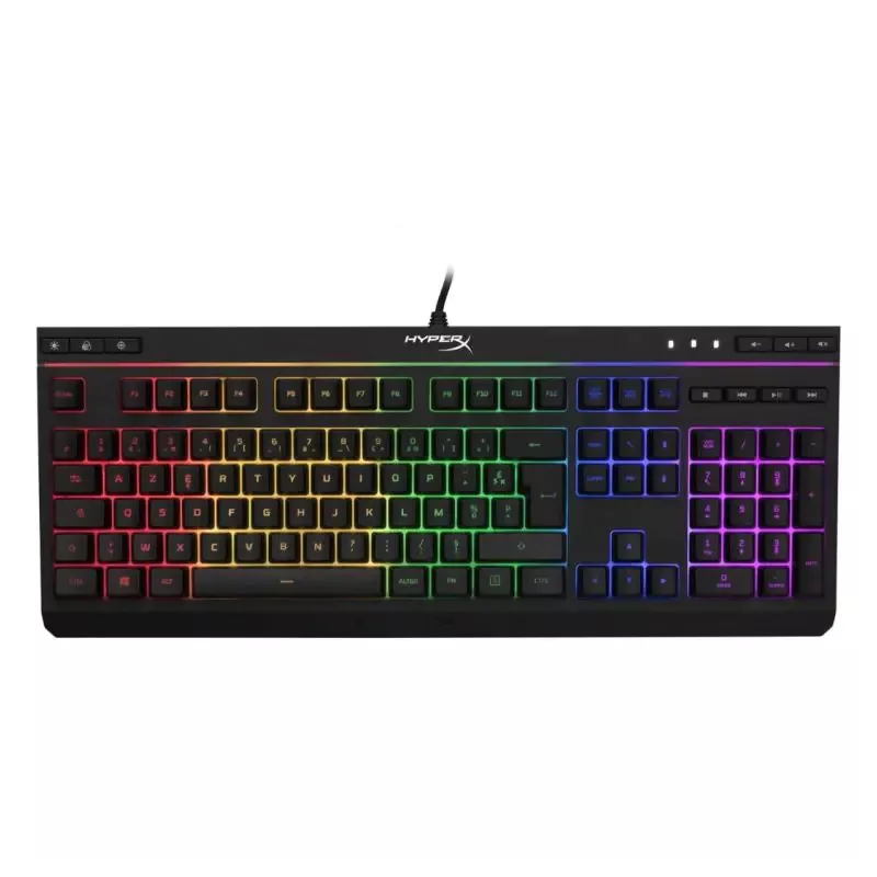 HyperX Alloy Core RGB Noir - Clavier filaire - PC, PS5 , PS4 , Xbox Series X|S et Xbox One, 6 modes LED et 3 niveaux de…