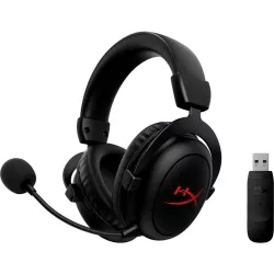 HyperX Cloud Core Noir - Casque sans fil stucture aluminium, son spatial