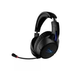 HyperX Cloud Flight Noir-Bleu - Casque de jeu sans fil, Autonomie 30H, Mousse à mémoire de forme
