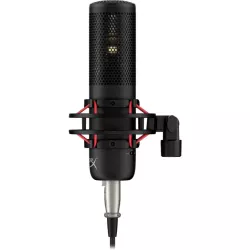 Microphone à condensateur HyperX ProCast Noir, Connection XLR, Cardioïde, support anti-vibration, filtre anti-pop détachable…