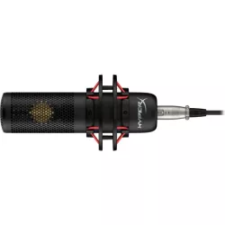 Microphone à condensateur HyperX ProCast Noir, Connection XLR, Cardioïde, support anti-vibration, filtre anti-pop détachable…