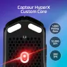 HyperX Pulsefire Haste 2 Core Souris Gaming sans fil - 6 boutons - RGB - multi-plateforme - 2,4 GHz/Bluetooth 5.0/câble USB C…