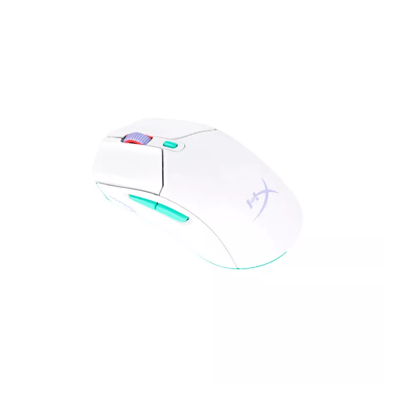 HyperX Pulsefire Haste 2 Core Souris Gaming sans fil - 6 boutons - RGB - multi-plateforme - 2,4 GHz/Bluetooth 5.0/câble USB C…