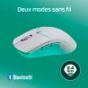 HyperX Pulsefire Haste 2 Core Souris Gaming sans fil - 6 boutons - RGB - multi-plateforme - 2,4 GHz/Bluetooth 5.0/câble USB C…