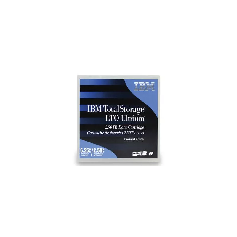 IBM Cartouche de sauvegarde LTO6 2,5TB / 6,25TB