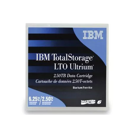 IBM Cartouche de sauvegarde LTO6 2,5TB / 6,25TB
