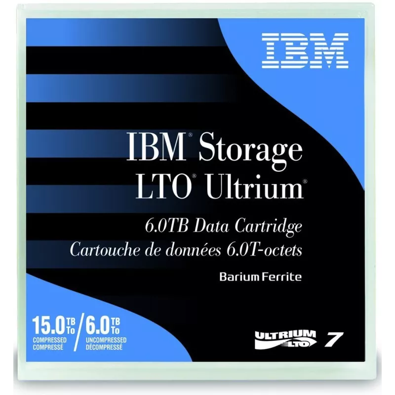 IBM Cartouche LTO ULTRIUM 7 6TB/15TB BaFe (Barium Ferrite)