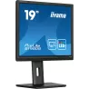 Ecran IIYAMA 19'' LED Noir dalle TN 3ms 5:4 1280x1024 250cd/m² HDMI Displayport haut parleurs 15cm pied régl en haut Pivot…
