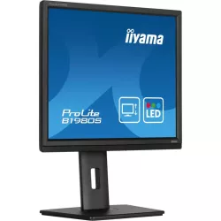 Ecran IIYAMA 19'' LED Noir dalle TN 3ms 5:4 1280x1024 250cd/m² HDMI Displayport haut parleurs 15cm pied régl en haut Pivot…