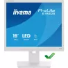 Ecran IIYAMA 19'' LED Blanc dalle TN 3ms 5:4 1280x1024 250cd/m² HDMI Displayport haut parleurs 15cm pied régl en haut Pivot…