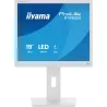 Ecran IIYAMA 19'' LED Blanc dalle TN 3ms 5:4 1280x1024 250cd/m² HDMI Displayport haut parleurs 15cm pied régl en haut Pivot…