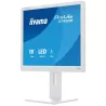 Ecran IIYAMA 19'' LED Blanc dalle TN 3ms 5:4 1280x1024 250cd/m² HDMI Displayport haut parleurs 15cm pied régl en haut Pivot…