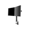 SUPPORT DE BUREAU IIYAMA A PINCES POUR 2 MONITEURS plats jusqu'à 30 Pivot 90° VESA DS1002C-B1