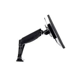 Support de bureau flexible pour 2 écrans , pneumatique et réglable en hauteur. Support de bureau à pinces ou passage de câbles…