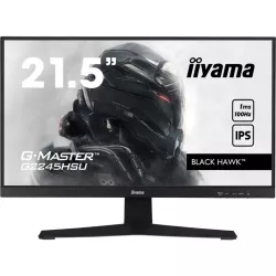 Ecran IIYAMA 22'' G-Master Black Hawk 1ms IPS 1920x1080 16:9 100Hz 300cd/m² HDMI DP USB HUB 2x2.0 HPs Black Tuner VESA 100x100…