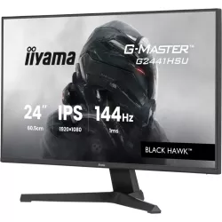 Ecran IIYAMA 23.8'' 1ms G-Master Black Hawk Noir IPS 1920x1080 16:9 144Hz 350cd/m² 1500:1 HDMI DisplayPort 2xUSB HPs 2x2W…