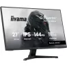 Ecran IIYAMA 27'' G-Master Black Hawk IPS Noir 2560x1440 16:9 1ms 144Hz 350cd/m² 1500:1 HPs HDMI DisplayPort 2xUSB HUB G-SYNC…