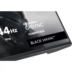 Ecran IIYAMA 27'' G-Master Black Hawk IPS Noir 2560x1440 16:9 1ms 144Hz 350cd/m² 1500:1 HPs HDMI DisplayPort 2xUSB HUB G-SYNC…