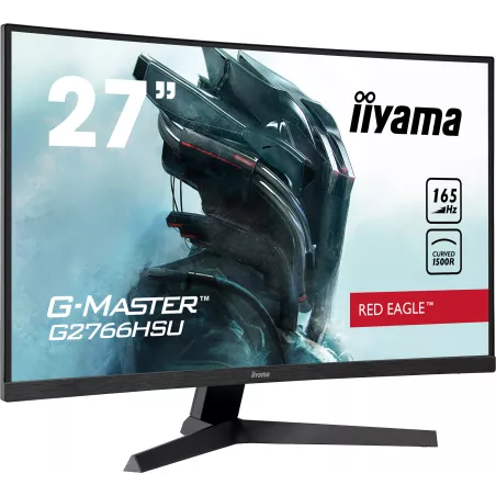 Moniteur IIYAMA 27 1ms G-MASTER Red Eagle dalle VA incurvé 165 Hz 1920x1080 250cd/m² 2xHDMI DP HPs 2xUSB HUB Black Tuner…