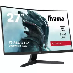 Moniteur IIYAMA 27 1ms G-MASTER Red Eagle dalle VA incurvé 165 Hz 1920x1080 250cd/m² 2xHDMI DP HPs 2xUSB HUB Black Tuner…