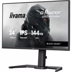 Ecran IIYAMA 23.8'' 1ms G-Master Black Hawk Noir IPS 1920x1080 16:9 144Hz 350cd/m² 1500:1 HDMI DisplayPort 2xUSB HPs 2x2W…