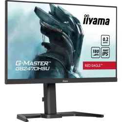Ecran IIYAMA 23.8'' 0.2ms G-Master Red eagle Fast IPS 1920x1080 300cd/m² 180Hz HDMI DisplayPort 4xUSB HUB 3.2 HPs 15cm pied…