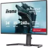 Ecran IIYAMA 23.8'' 0.3ms G-Master Red Eagle Noir Fast IPS 1920x1080 16:9 240Hz 350cd/m² 1000:1 2xHDMI DisplayPort 2xUSB 2xHPs…