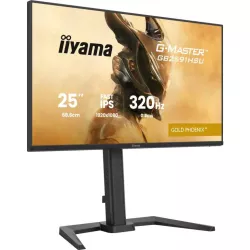 Ecran IIYAMA 24.5'' G-Master Gold Phoenix Noir Fast IPS 1920x1080 16:9 0.4ms 350cd/m² 320Hz 1000:1 2xHDMI DP 4xUSB HPs G-SYNC…