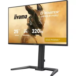 Ecran IIYAMA 24.5'' G-Master Gold Phoenix Noir Fast IPS 1920x1080 16:9 0.4ms 350cd/m² 320Hz 1000:1 2xHDMI DP 4xUSB HPs G-SYNC…