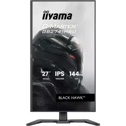 Ecran IIYAMA 27'' 1ms G-Master Black Hawk Noir IPS 1920x1080 16:9 144Hz 350cd/m² 1500:1 HDMI DisplayPort 2xUSB 2xHPs 15cm pied…