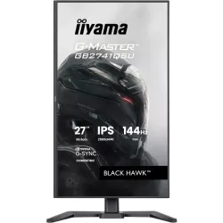 Ecran IIYAMA 27'' G-Master Black Hawk IPS 2560x1440 16:9 1ms 144Hz 350cd/m² FreeSync HPs HDMI DP 2xUSB HUB 15cm pied réglable…