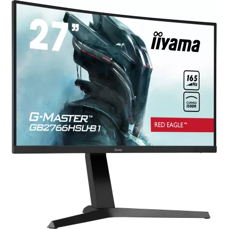 Moniteur IIYAMA 27 1ms G-MASTER Red Eagle dalle VA incurvé 165 Hz 1920x1080 250cd/m² 2xHDMI DP HPs 2xUSB HUB Black Tuner…
