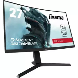 Moniteur IIYAMA 27 1ms G-MASTER Red Eagle dalle VA incurvé 165 Hz 1920x1080 250cd/m² 2xHDMI DP HPs 2xUSB HUB Black Tuner…