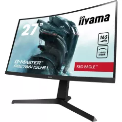Moniteur IIYAMA 27 1ms G-MASTER Red Eagle dalle VA incurvé 165 Hz 1920x1080 250cd/m² 2xHDMI DP HPs 2xUSB HUB Black Tuner…