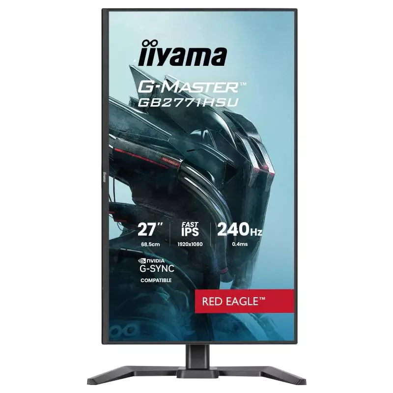 Ecran IIYAMA 27'' G-Master Red eagle Fast IPS 1920x1080 240Hz 0.4ms 350cd/m² 2xHDMI DisplayPort 2xUSB HUB (1x3.2 1xType C) HPs…